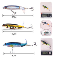 15g Floating Pencil Bait Propeller Fishing Lure