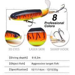 15g Floating Pencil Bait Propeller Fishing Lure