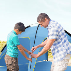 Quick Open Beach Tent 3-Vented Outdoor Sun Shelter