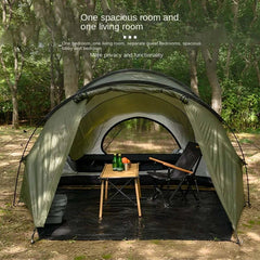 Portable Folding Thickened Tunnel Family Camping Tent