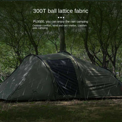 Portable Folding Thickened Tunnel Family Camping Tent