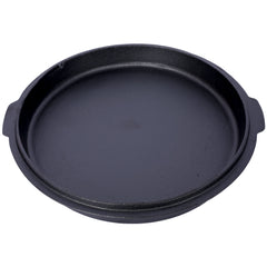 ast iron Dutch oven with lid, outdoor camping deep pot, used for camping, cooking, barbecue and leg rest,6 quarts