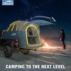 5.5-6.7ft Pickup Truck Bed Tent with Awining Navy