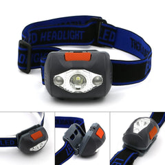 3 LED 800 Lumens Waterproof Mini Outdoor Headlamp