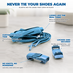 Flat Elastic Shoelaces