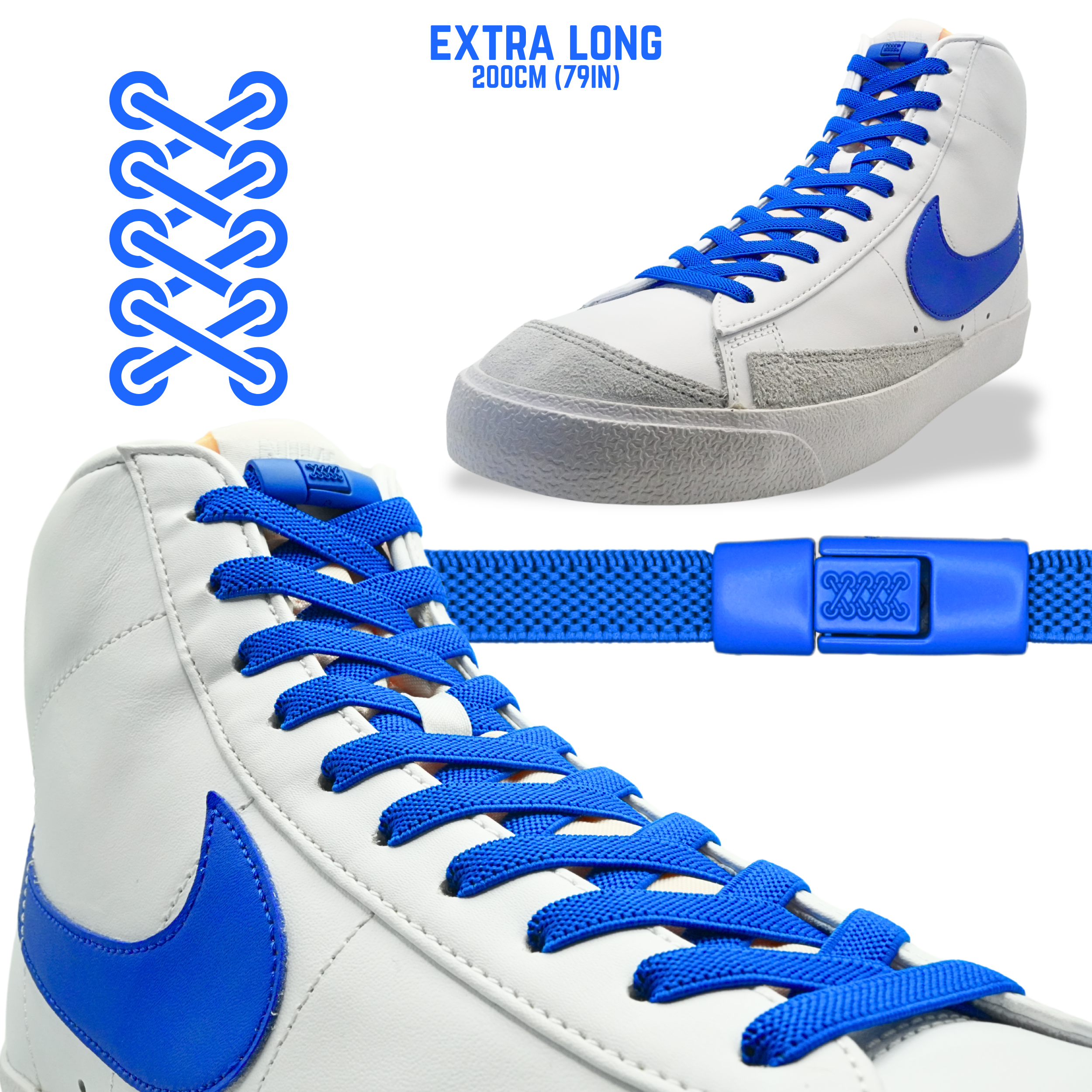 Flat Elastic Shoelaces