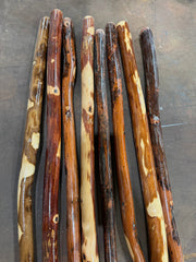 Handmade Ozark Hardwood Hiking Stick – Wooden Walking Stick (36"–72") – Heavy-Duty Trekking Staff for Hiking, Backpacking & Trail Support – Made in USA