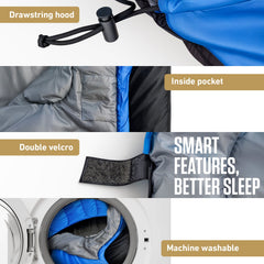 XXL Sleeping Bag for Big and Tall Campers