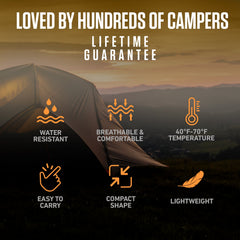 XXL Sleeping Bag for Big and Tall Campers