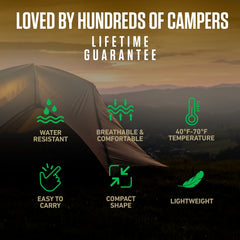 XXL Sleeping Bag for Big and Tall Campers