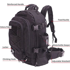 60L Military Tactical Backpack Army Molle Assault Rucksack Outdoor