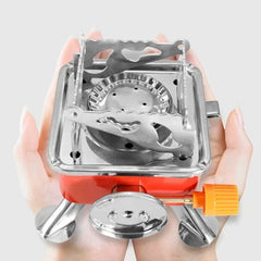 Portable Foldable Windproof Camping Gas Burner Stove
