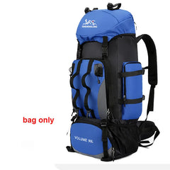 90L Waterproof Hiking Camping Trekking Backpack Rucksack