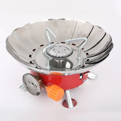 Portable Foldable Windproof Camping Gas Burner Stove