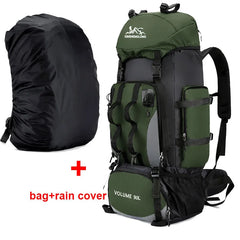 90L Waterproof Hiking Camping Trekking Backpack Rucksack