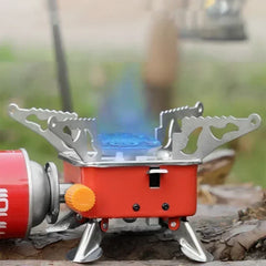 Portable Foldable Windproof Camping Gas Burner Stove