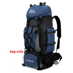 90L Waterproof Hiking Camping Trekking Backpack Rucksack