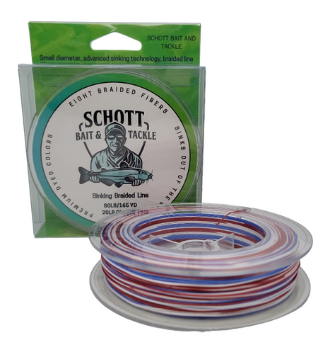 Sinking Braided Fishing Line | Schott Bait and Tackle | Best Braid on the Market
