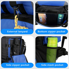 90L Waterproof Hiking Camping Trekking Backpack Rucksack
