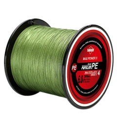 300M PE Braided 4-Strand Multifilament Fishing Line