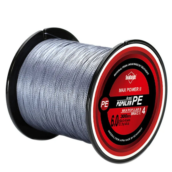 300M PE Braided 4-Strand Multifilament Fishing Line