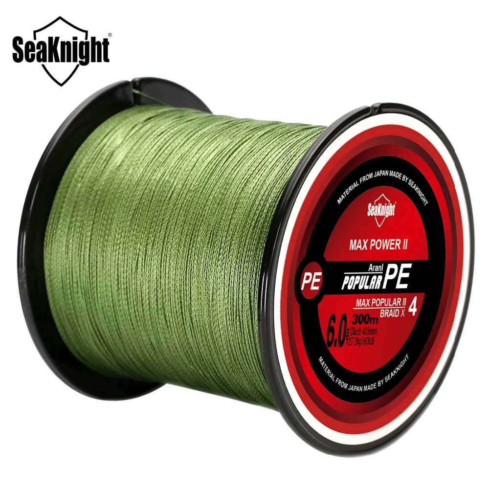 300M PE Braided 4-Strand Multifilament Fishing Line