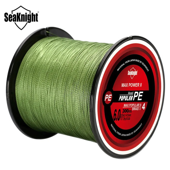 300M PE Braided 4-Strand Multifilament Fishing Line