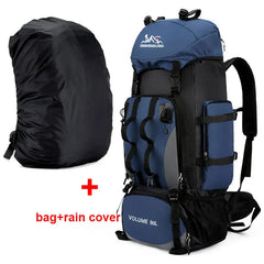 90L Waterproof Hiking Camping Trekking Backpack Rucksack