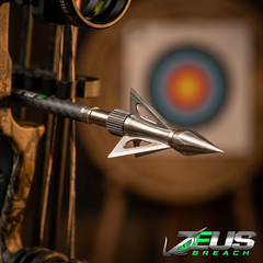 ZEUS BREACH BROADHEADS (4 PACK)-COMES WITH BOTH 100/125 GR TIPS