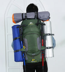 60L Waterproof Hiking Backpack with Rain Cover