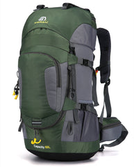 60L Waterproof Hiking Backpack with Rain Cover