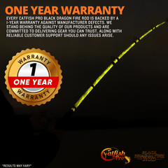 Black Dragon Fire Spinning Glow Rod