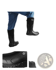 Men's Insulated Waterproof Rubber Hunting and Work Boots