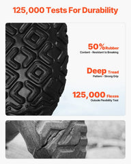 Men's Insulated Waterproof Rubber Hunting and Work Boots