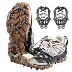22 Anti Slip Stainless Steel Crampons for Shoes and Boots