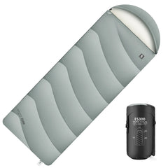 Cotton Envelope Portable Backpacking Sleeping Bag for Outdoor Camping with Compression Sack