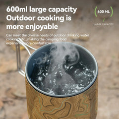 Integrated Heat Collection Camping Stove System Outdoor