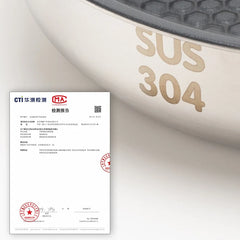 Non-Stick Stainless Steel Frying Pan with Detachable Handle