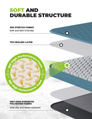 Portable Inflating Sleeping Pad with Foam for Camping