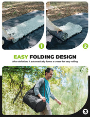 Portable Inflating Sleeping Pad with Foam for Camping