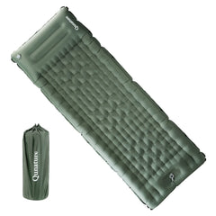 Ultra-Light Inflatable Sleeping Pad with Built-in Pillow for Outdoor Camping