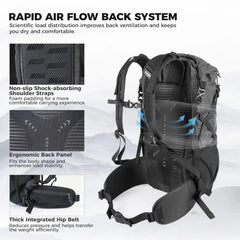 30-35L Lightweight Waterproof Outdoor Hiking Backpack