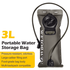 Tactical Hydration Reservoir Water Bladder Quick Release Hose